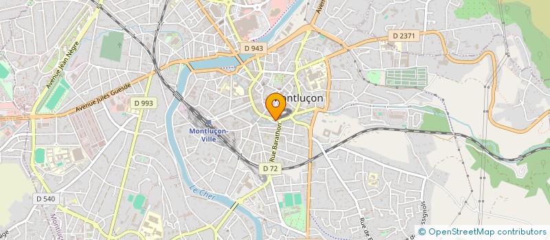 localisation de l'entreprise 2 G 2 S  MONTLUCON