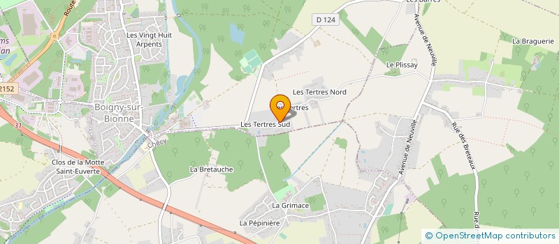 localisation de l'entreprise 2 G à ORLEANS