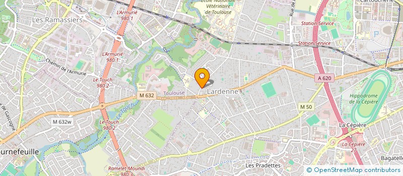 localisation de l'entreprise 2 G  TOULOUSE