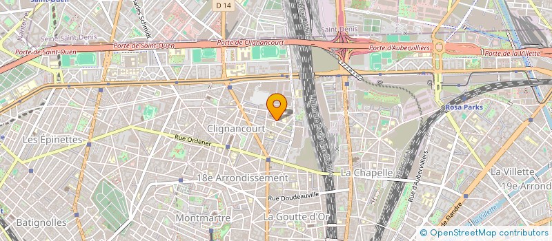 localisation de l'entreprise 2 G DIFFUSION à PARIS