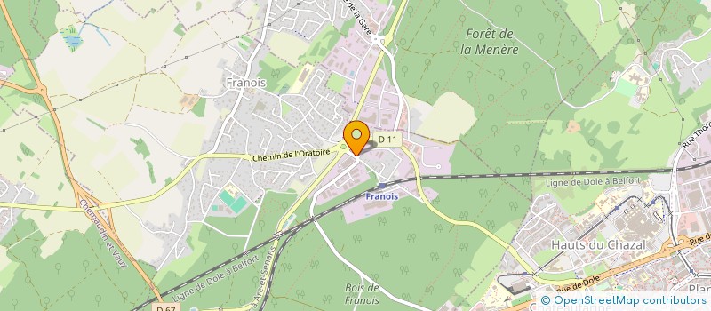 localisation de l'entreprise 2 G INVEST à FRANOIS