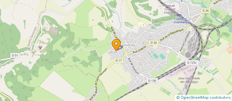 localisation de l'entreprise 2 G LOC à CHALINDREY