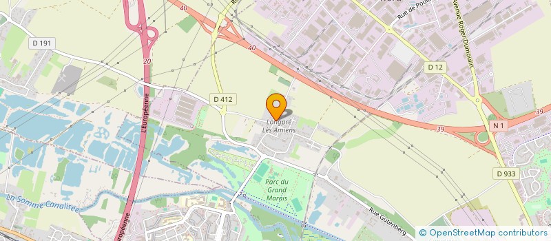 localisation de l'entreprise 2 G.R.C.  AMIENS