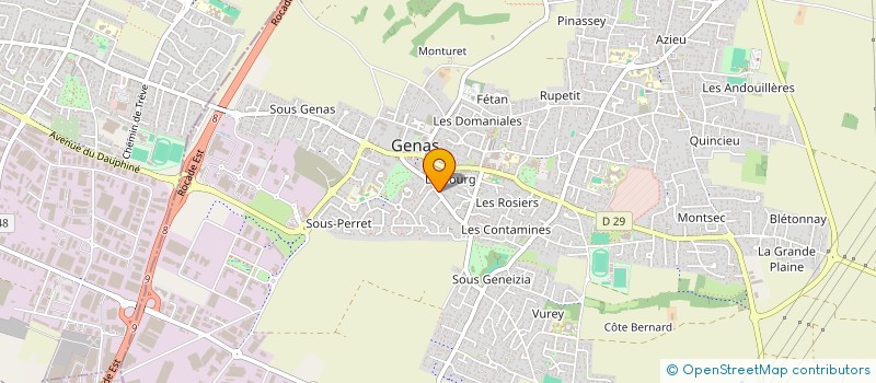 localisation de l'entreprise 2 GAMMA à GENAS