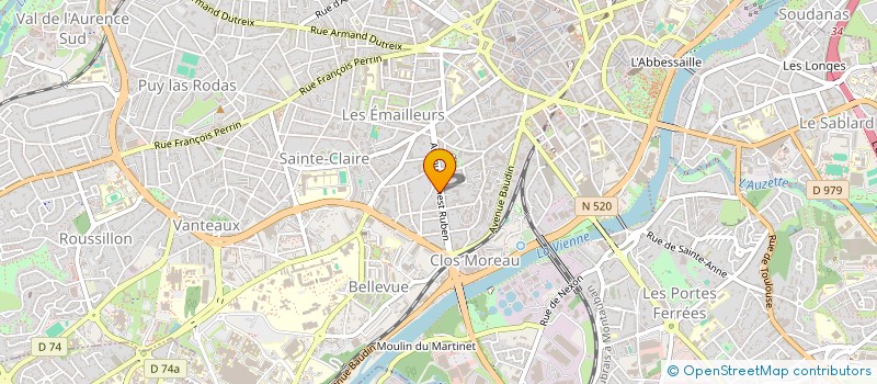 localisation de l'entreprise 2 GRP à LIMOGES
