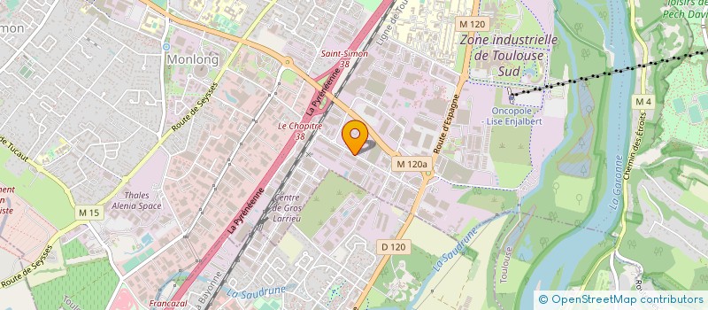 localisation de l'entreprise 2 GS PISCINES à TOULOUSE