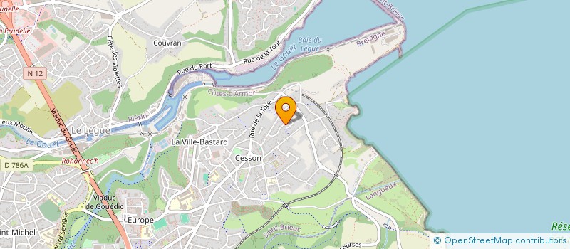 localisation de l'entreprise 2.GUERDAVID à SAINT-BRIEUC