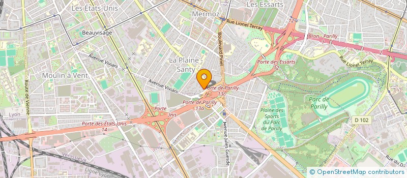 localisation de l'entreprise 2 H  LYON