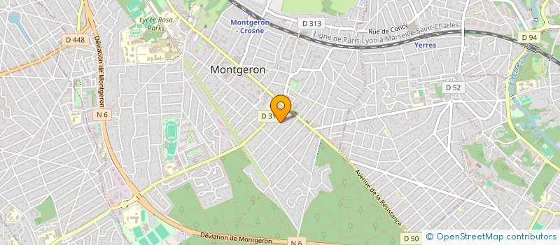 localisation de l'entreprise 2 H CONSULTING à MONTGERON