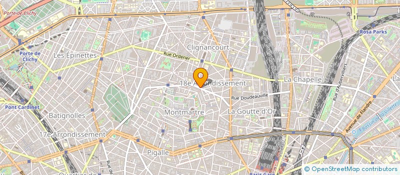 localisation de l'entreprise 2 H DISTRIBUTION à PARIS