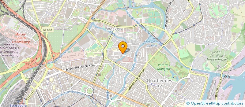 localisation de l'entreprise 2 H EXPORT à STRASBOURG