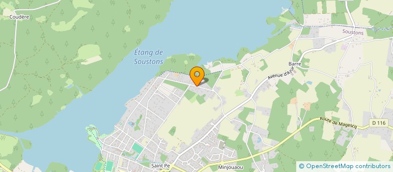 localisation de l'entreprise 2 H PORT D ALBRET  SOUSTONS