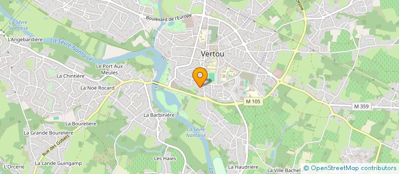 localisation de l'entreprise 2 HOU  VERTOU