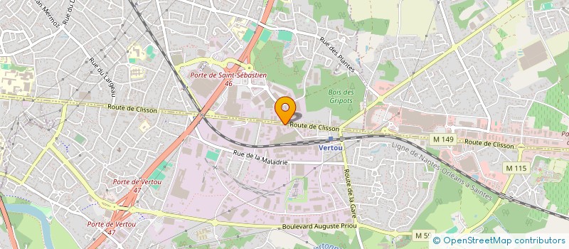 localisation de l'entreprise 2 I TRONIC à VERTOU