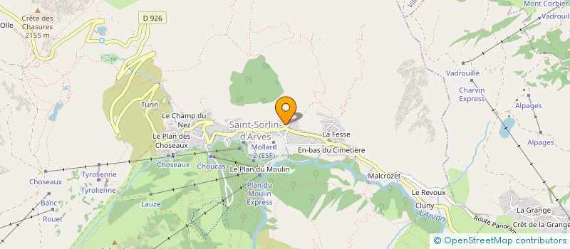 localisation de l'entreprise 2 J  SAINT SORLIN D'ARVES