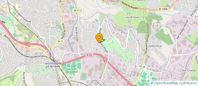 localisation de l'entreprise 2 J  SAINT-ETIENNE