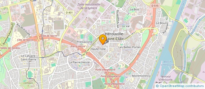localisation de l'entreprise 2 J à HEROUVILLE SAINT CLAIR