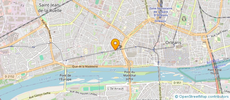 localisation de l'entreprise 2 J P à ORLEANS