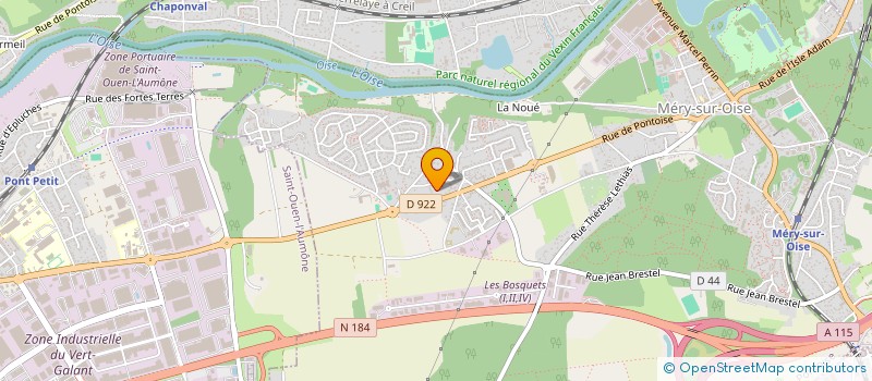 localisation de l'entreprise 2 J. P. LUSIGNANO  MERY-SUR-OISE