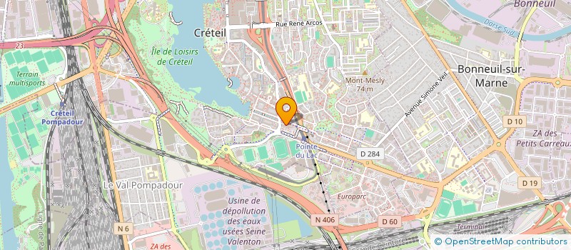 localisation de l'entreprise 2 J SERVICES à CRETEIL