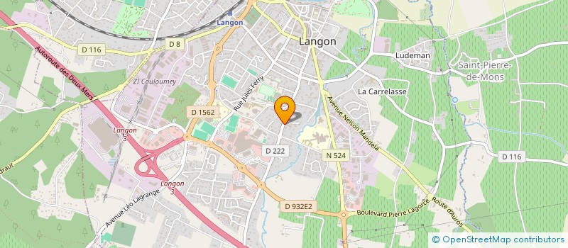 localisation de l'entreprise 2 JAM à LANGON