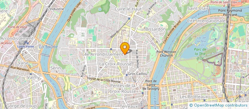 localisation de l'entreprise 2 JEANNE D ARC  LYON