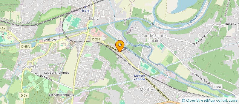 localisation de l'entreprise 2 K à ESBLY