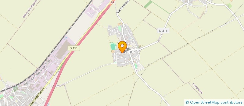 localisation de l'entreprise 2 L  CAUREL