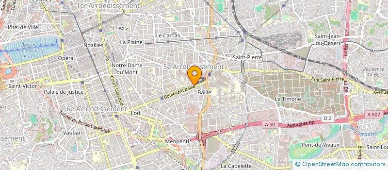 localisation de l'entreprise 2 L D  MARSEILLE