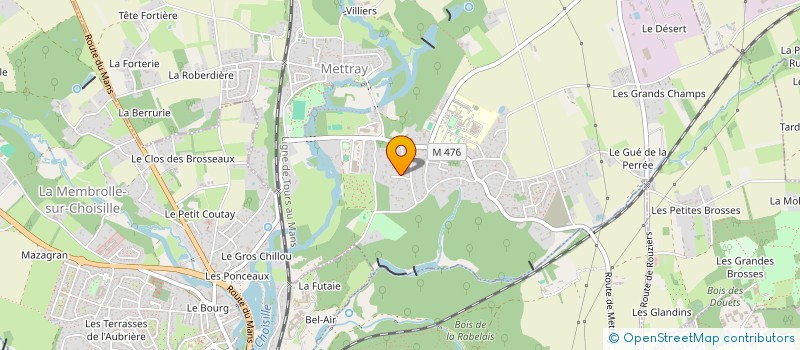 localisation de l'entreprise 2 L IMMOBILIER  METTRAY