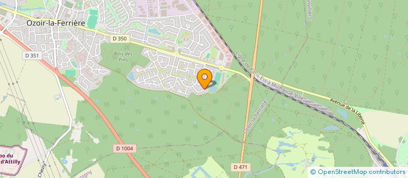 localisation de l'entreprise 2 L.N.  OZOIR-LA-FERRIERE