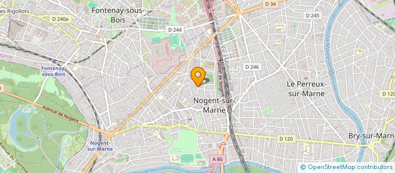 localisation de l'entreprise 2 L V A à NOGENT-SUR-MARNE
