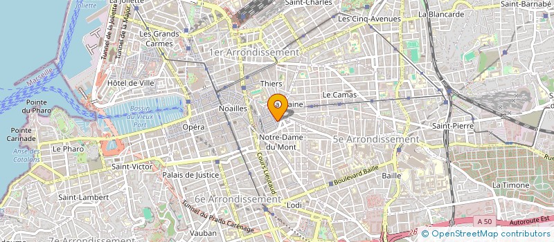 localisation de l'entreprise 2 LA PLAINE à MARSEILLE