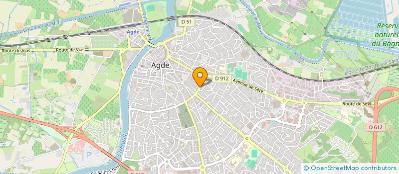 localisation de l'entreprise 2 LAC  AGDE