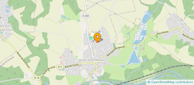 localisation de l'entreprise 2 LB HUSSELLE  ANIZY-LE-GRAND