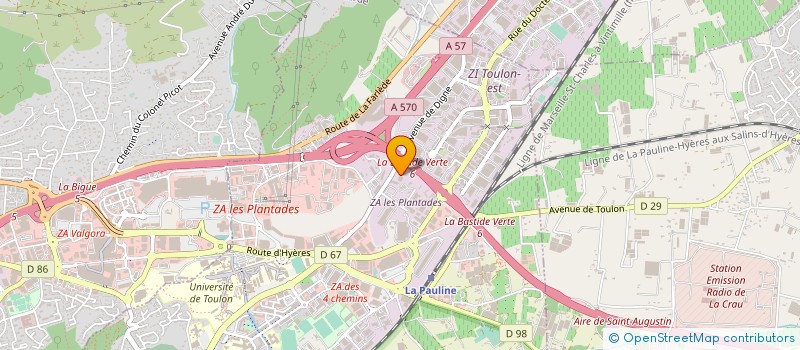 localisation de l'entreprise 2 LD à LA GARDE
