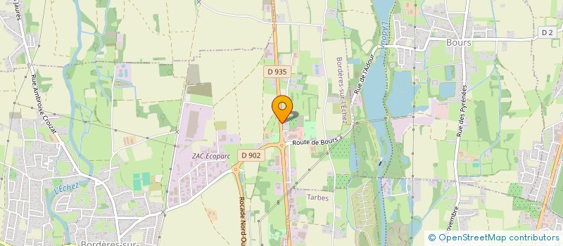 localisation de l'entreprise 2 LM SARL  BORDERES-SUR-L'ECHEZ