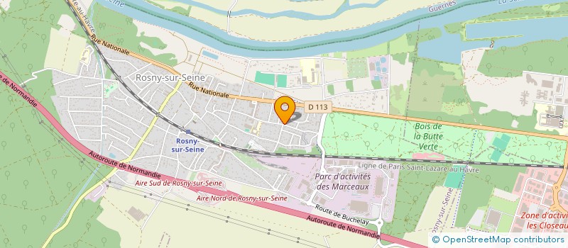 localisation de l'entreprise 2 LS  ROSNY-SUR-SEINE