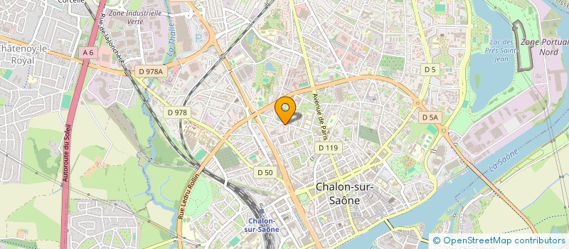 localisation de l'entreprise 2 M 05 à CHALON-SUR-SAONE