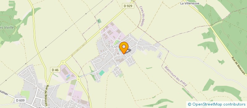 localisation de l'entreprise 2 M  ERCUIS
