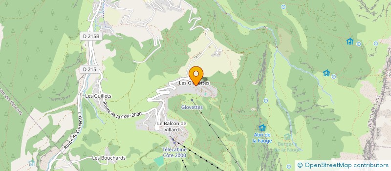 localisation de l'entreprise 2 M  VILLARD-DE-LANS