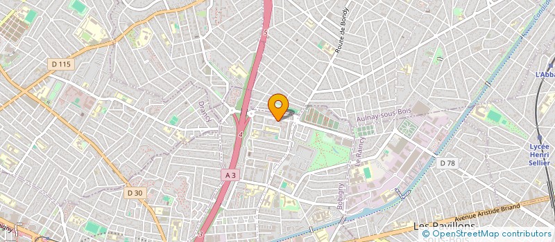 localisation de l'entreprise 2 M  BONDY