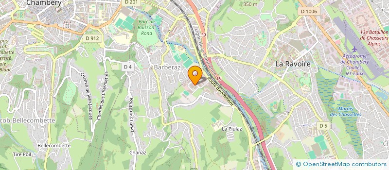 localisation de l'entreprise 2 M  LA RAVOIRE