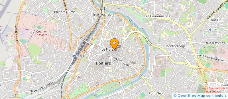 localisation de l'entreprise 2 M à POITIERS