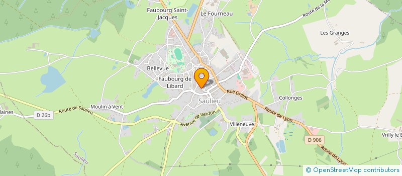 localisation de l'entreprise 2 M à SAULIEU