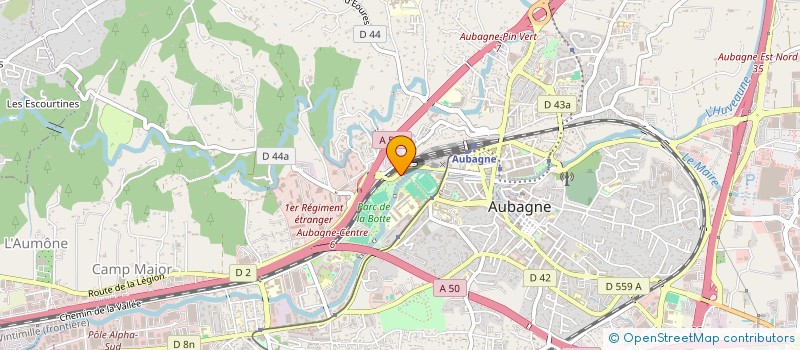localisation de l'entreprise 2 M à AUBAGNE
