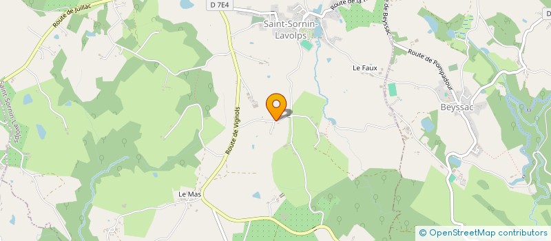 localisation de l'entreprise 2 M  SAINT-SORNIN-LAVOLPS