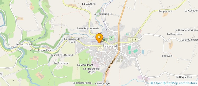 localisation de l'entreprise 2 M A à SOURDEVAL