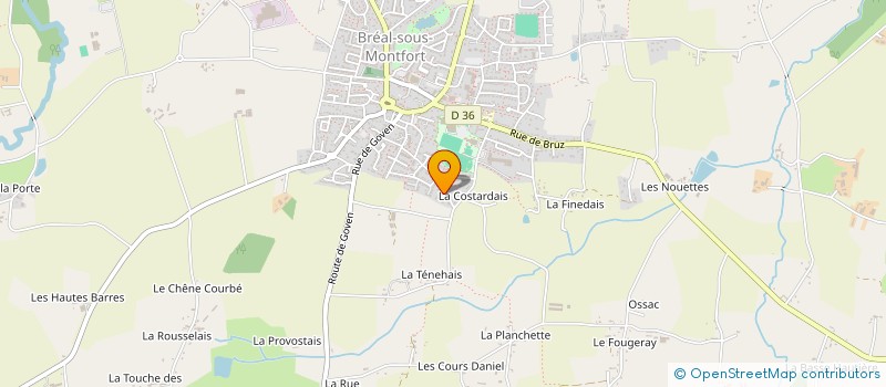 localisation de l'entreprise 2 M.A.I.  BREAL-SOUS-MONTFORT