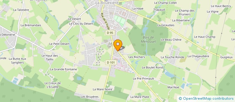 localisation de l'entreprise 2 M BOIS CONCEPT à LA BOUEXIERE